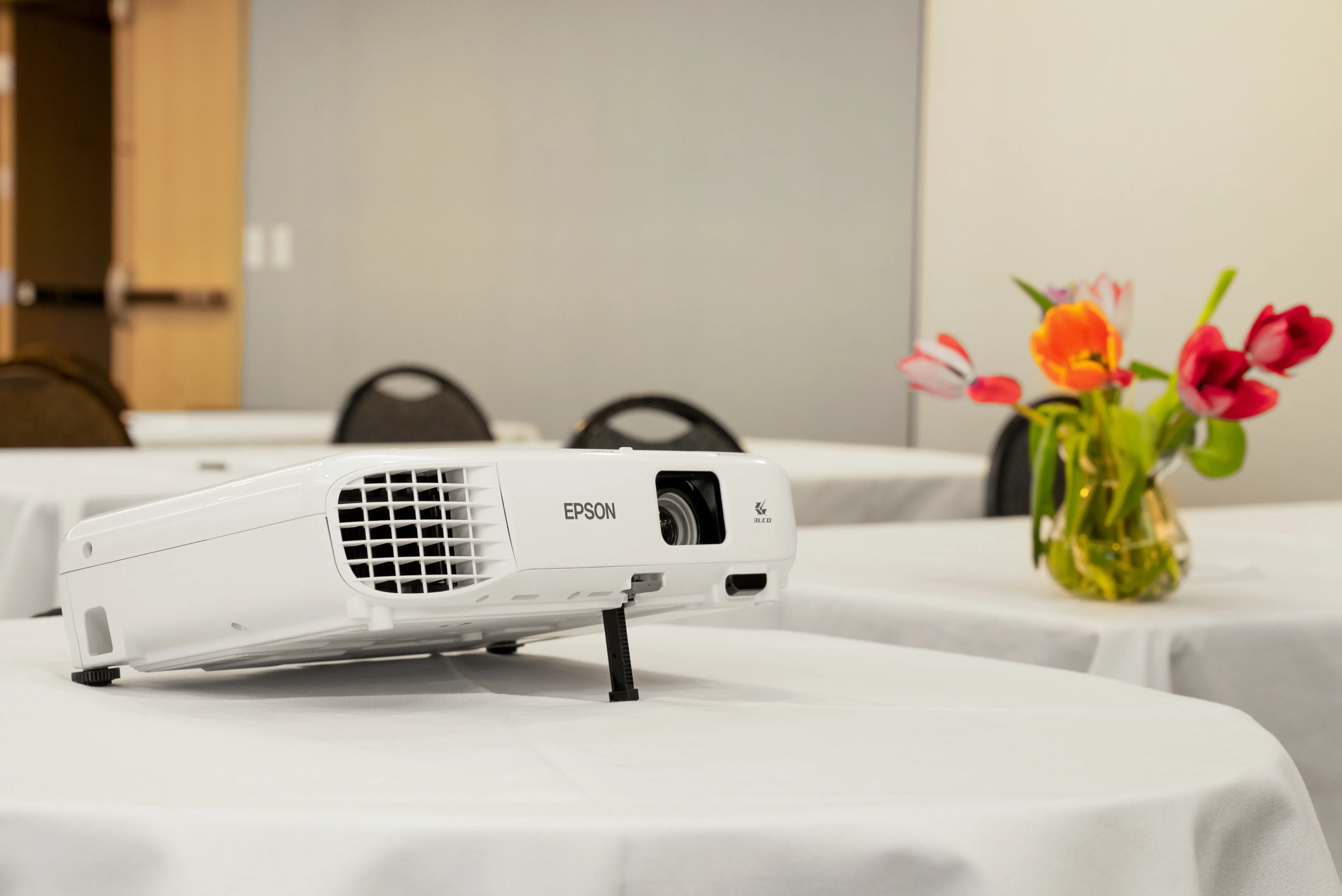 A close up of a projector that is in a meeting space at Executive Inn & Suites - Embarcadero Cove